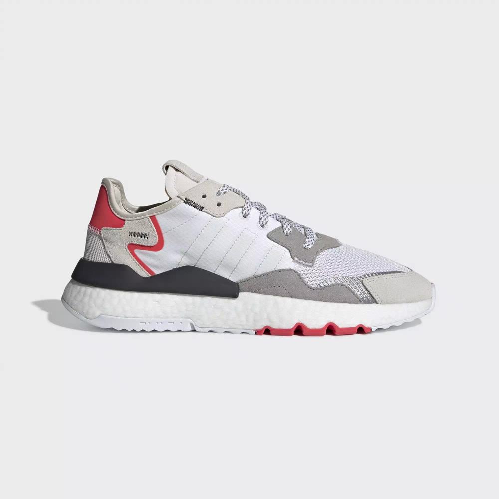 Adidas Nite Jogger Tenis Blancos Para Hombre (MX-50803)